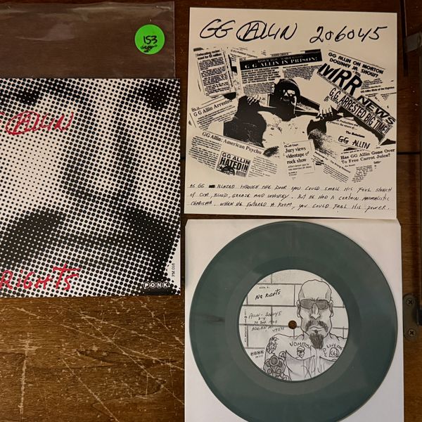 #153/154 No Rights - Colored 7" w/ Insert - #153/154 NO RIGHTS - COLORED