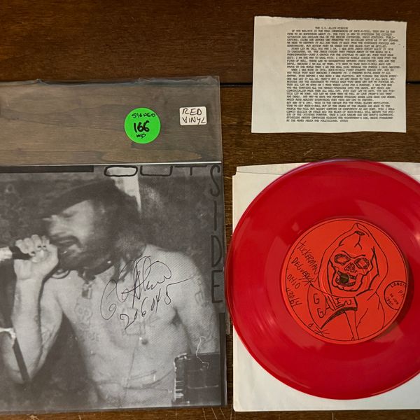 #166 Outside Inside SIGNED #503/1000 w/Insert - #166 OUTSIDE INSIDE SIGNED #503