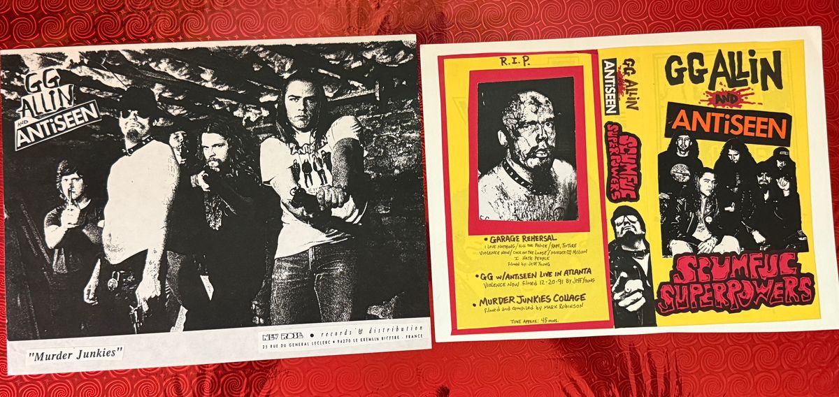 #54 Original GG & AntiSeen VHS mockup + New Rose Flyer mockup