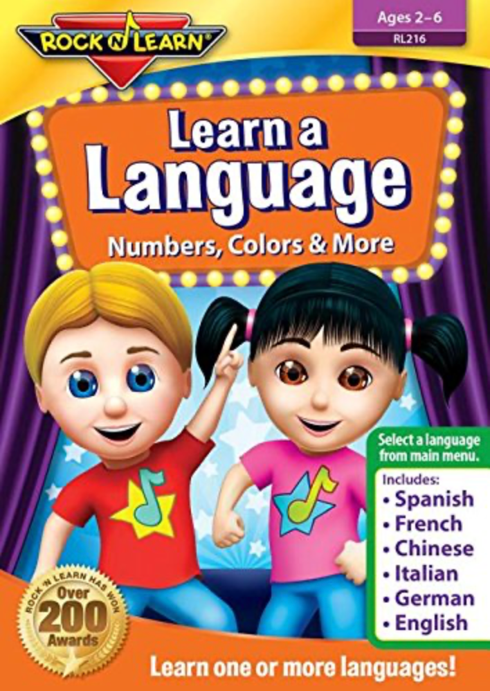 Rock N Learn: Learn A Language: Six Languages in One DVD (RL216DVD)