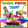 KIM9072DL Bounce, Stretch, Twist: Preschool Floor Activities