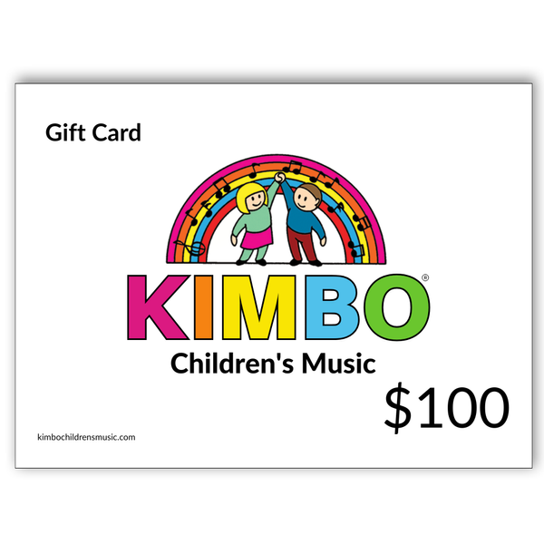 $100 Kimbo Children's Music Gift Card