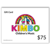 $75 Kimbo Children's Music Gift Card