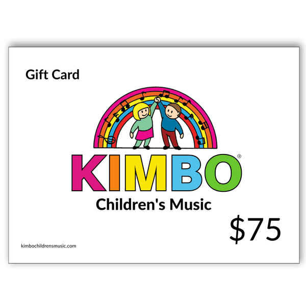 $75 Kimbo Children's Music Gift Card
