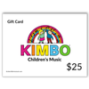 $25 Kimbo Children's Music Gift Card