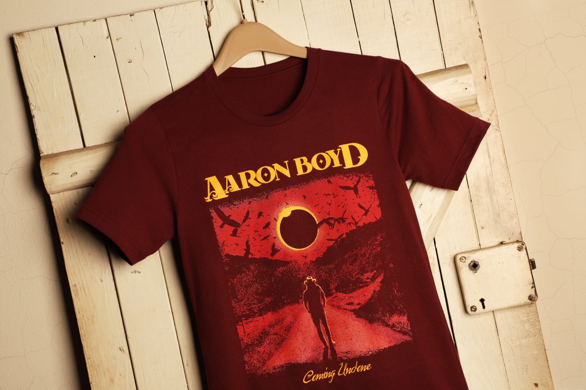 tee shirt (coming undone)
