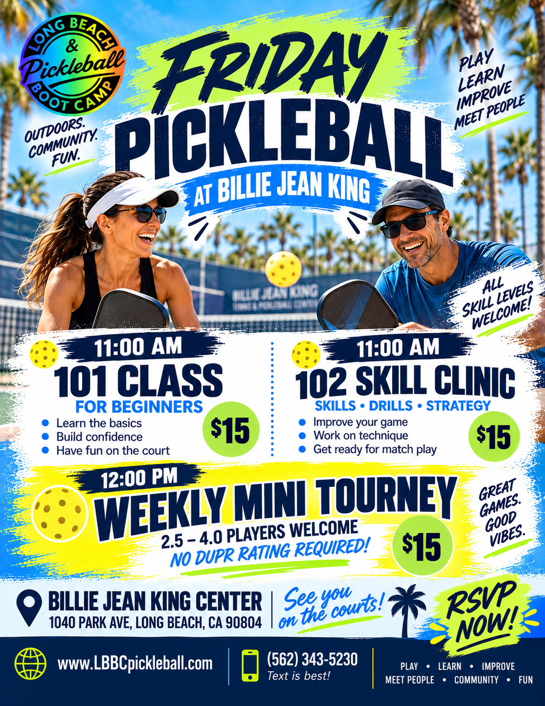 Friday Mini Tourney - RSVP