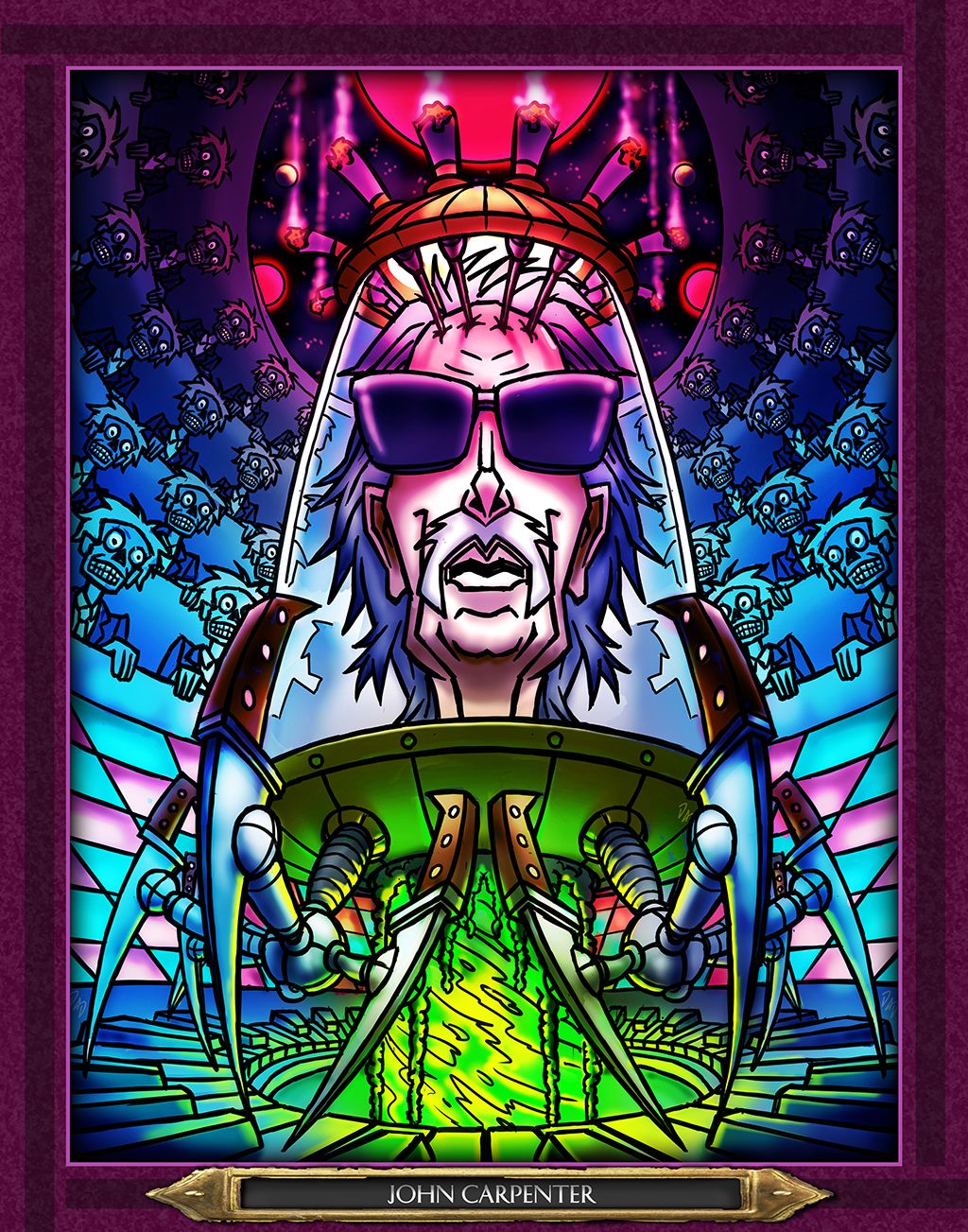 Print: John Carpenter Caricature