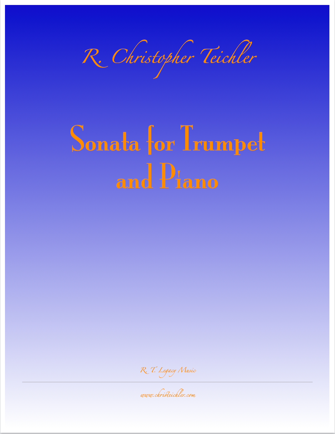 Sonata for Trumpet and Piano