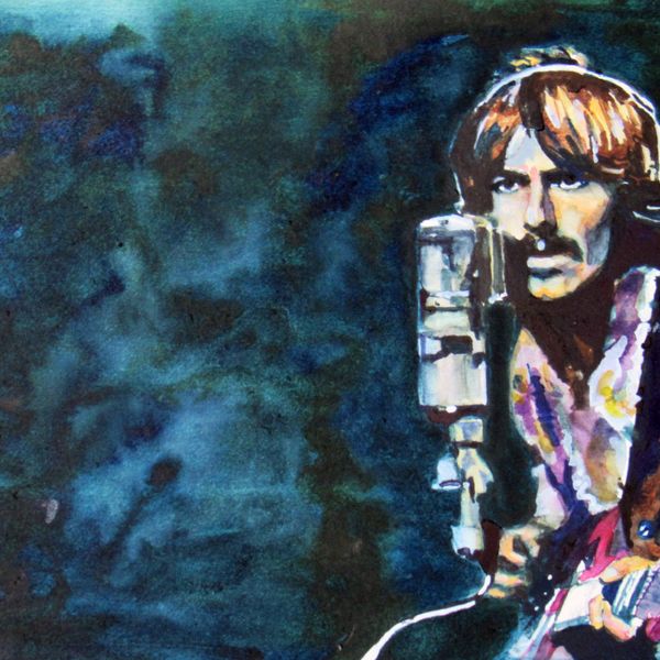 George In The Studio