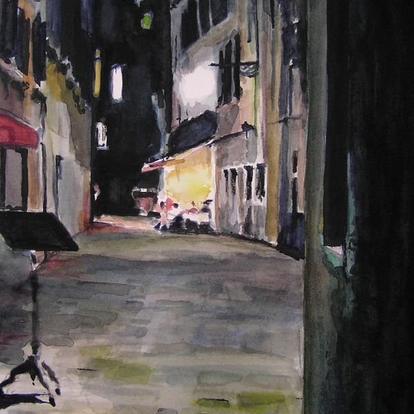 Cafe At Night - Venice