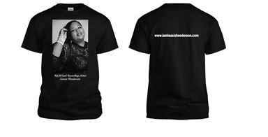Leasia Henderson - Signature Tee (Black, Back Design)