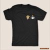 Caffeine is Gasoline Fringe Tee BLACK COLD BREW