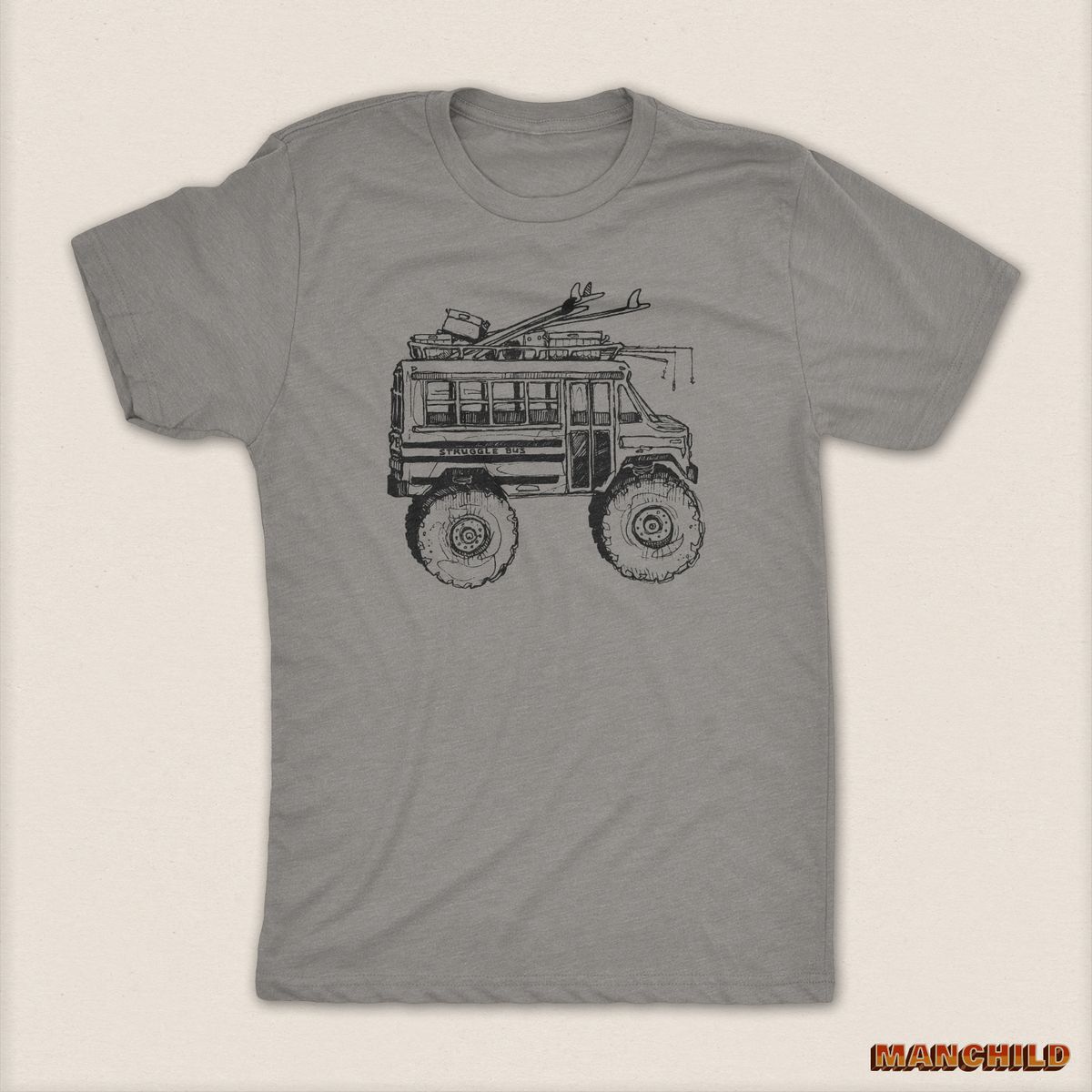 Struggle Bus Slate GreyT-Shirt