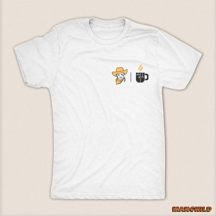 Caffeine is Gasoline Fringe Tee VANILLA ICE