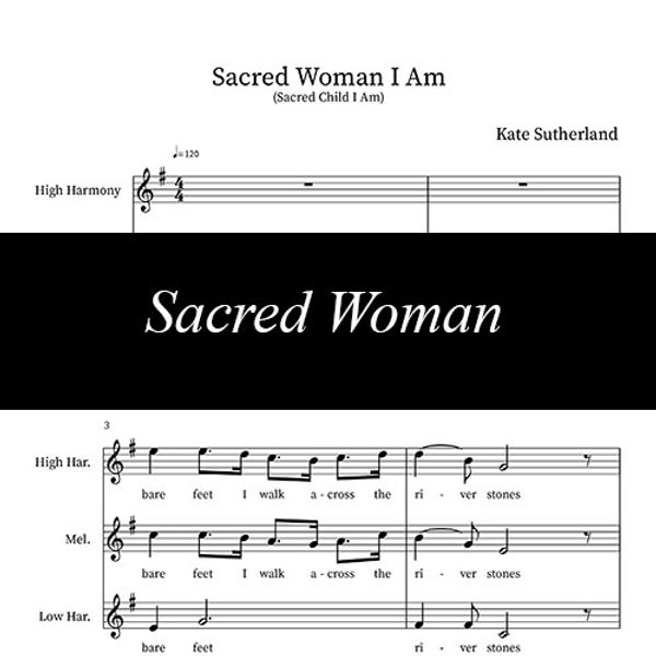 Sacred Woman I Am ~ Sheet Music