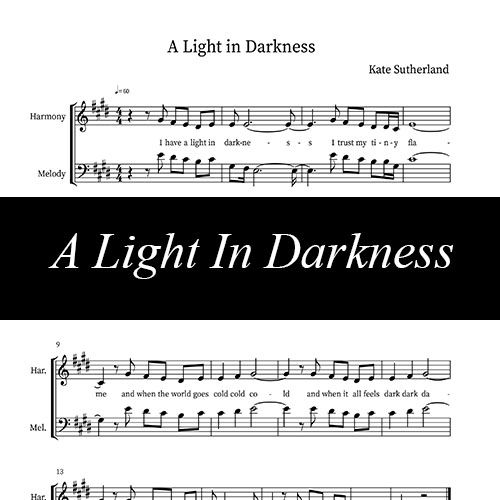 A Light in Darkness ~ Sheet Music
