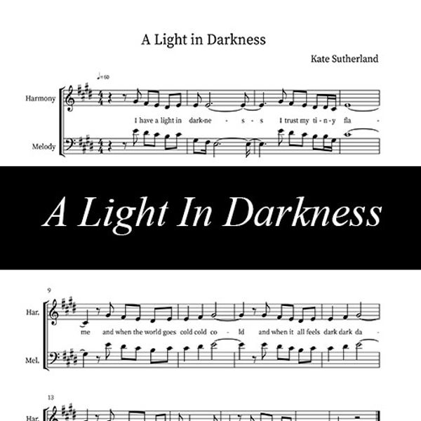 A Light in Darkness ~ Sheet Music