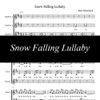 Snow Falling Lullaby ~ Sheet Music