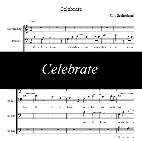 Celebrate ~ Sheet Music