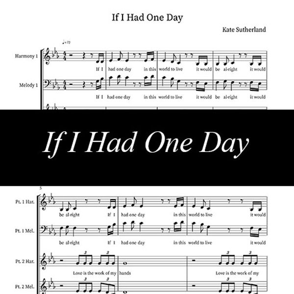 If I Had One Day