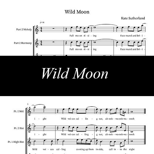 Wild Moon ~ Sheet Music