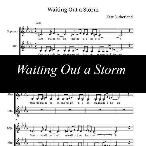Waiting Out a Storm ~ Sheet Music