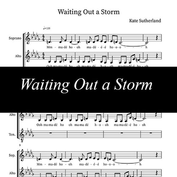 Waiting Out a Storm ~ Sheet Music