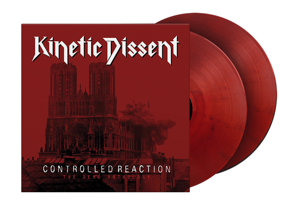 KINETIC DISSENT - Controlled Reaction: The Demo Anthology 2LP (ltd 250 distorted blood)