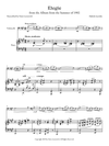 Lysenko - Elegie, Op. 41, No. 3 (Transcribed for Cello and Piano)