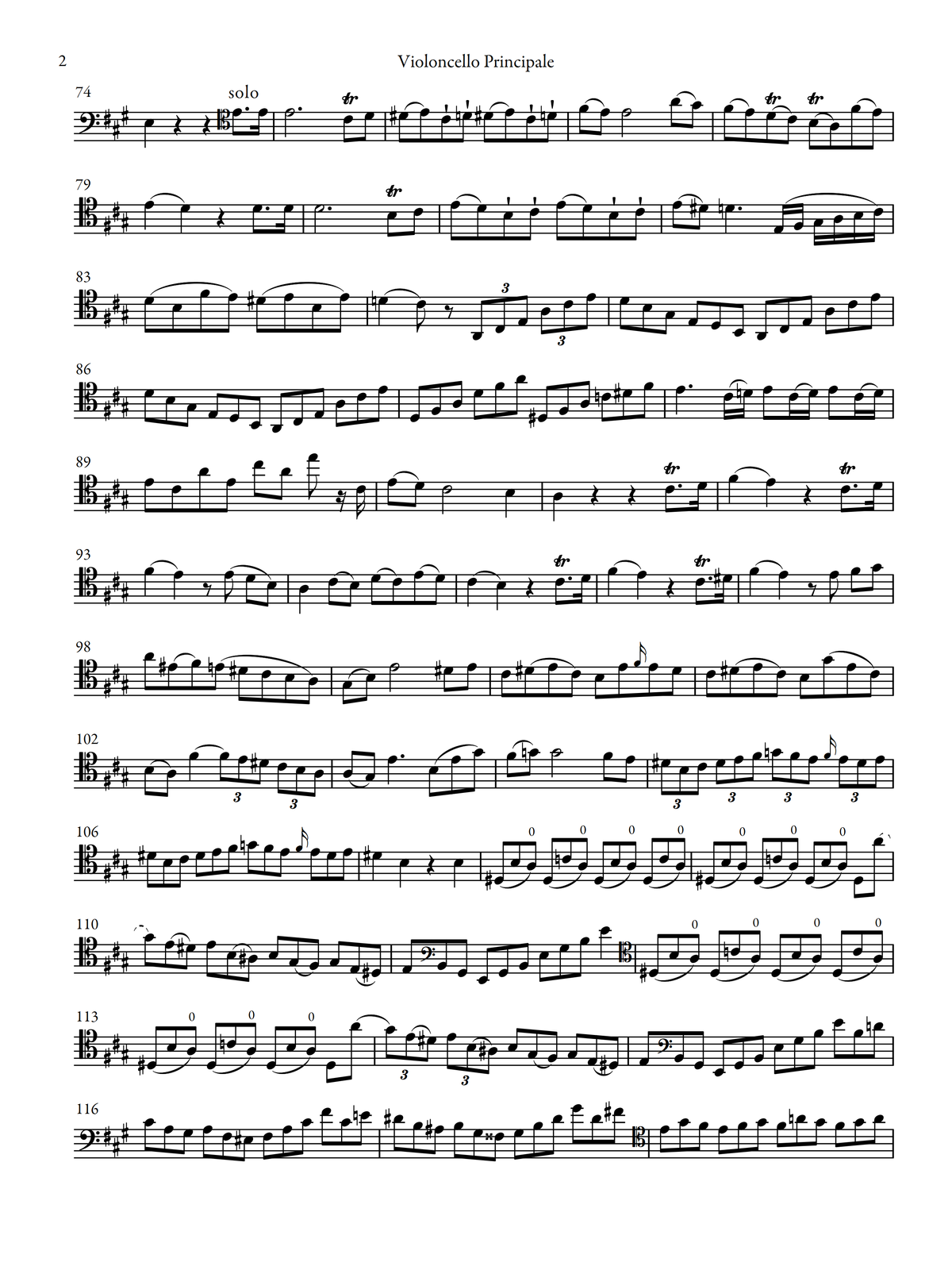 Danzi - Cello Concerto in A major, P. 241 (Urtext Edition, Solo Part)