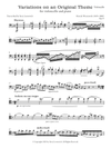 Wieniawski - Variations on an Original Theme, Op. 15 (Transcribed for Cello and Piano)