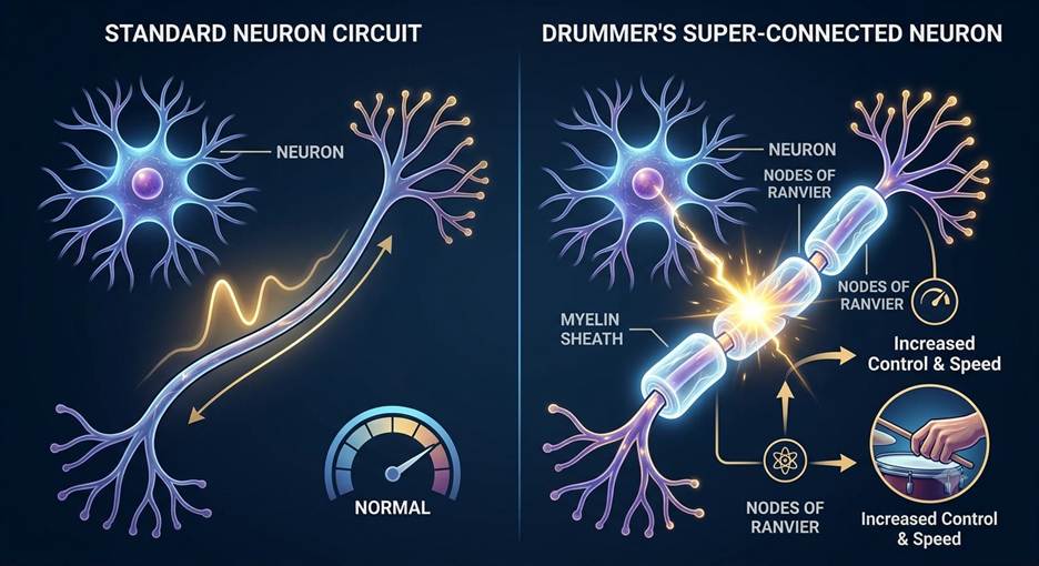 Myelination at symmetrical drumming australia