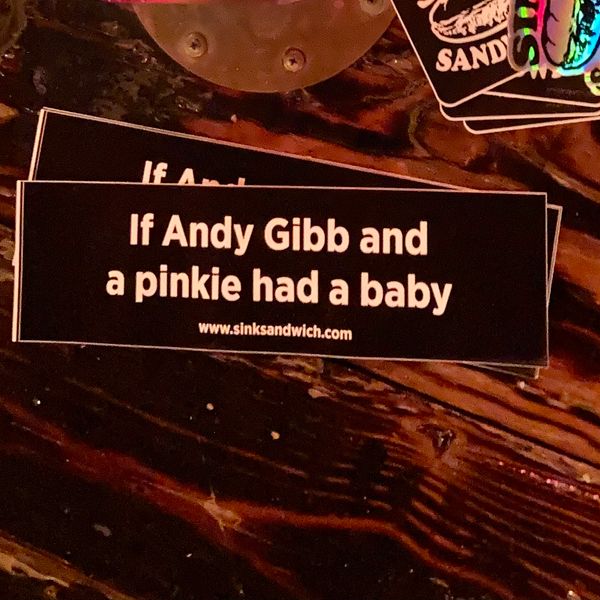 If Andy Gibb and a pinkie had a baby