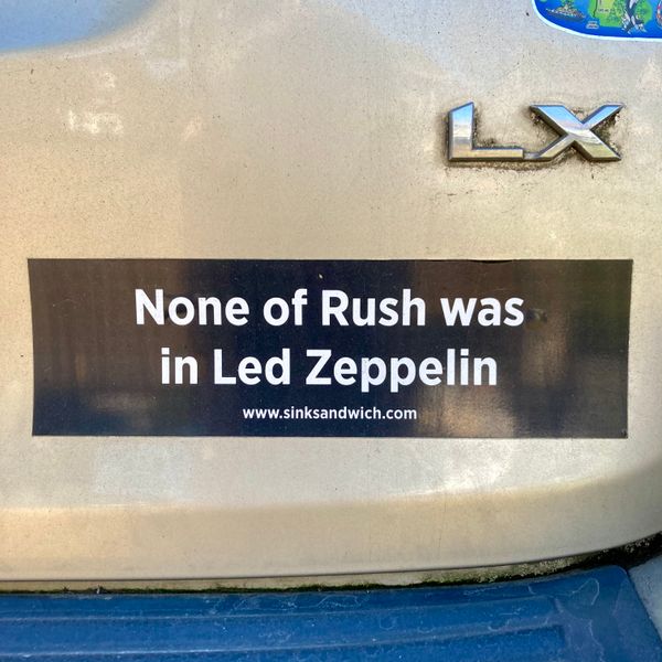 None of Rush was in Led Zeppelin