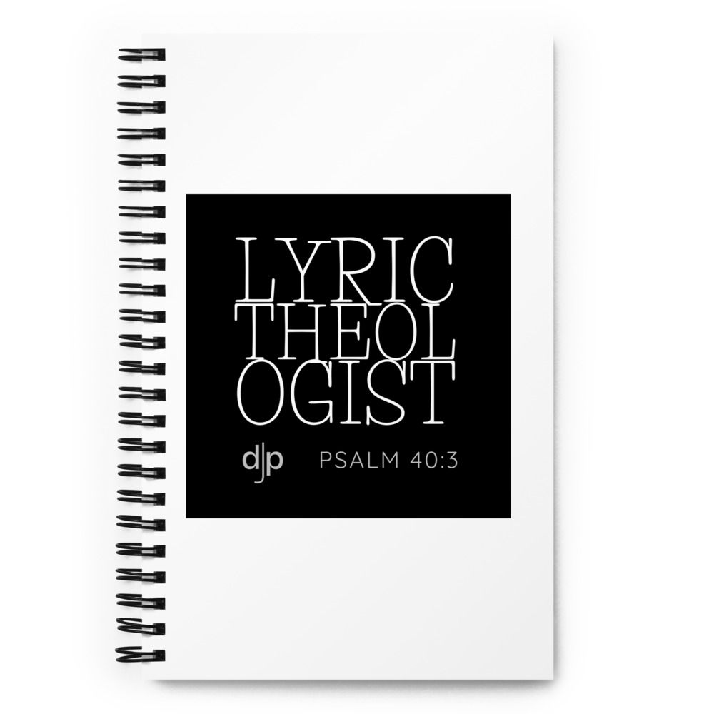 Lyric Theologist Spiral Notebook