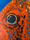 Oscar In Orange No.1 - An Original Acrylic Painting by Ricky Fitzpatrick
