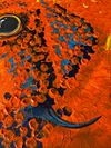 Oscar In Orange No.1 - An Original Acrylic Painting by Ricky Fitzpatrick