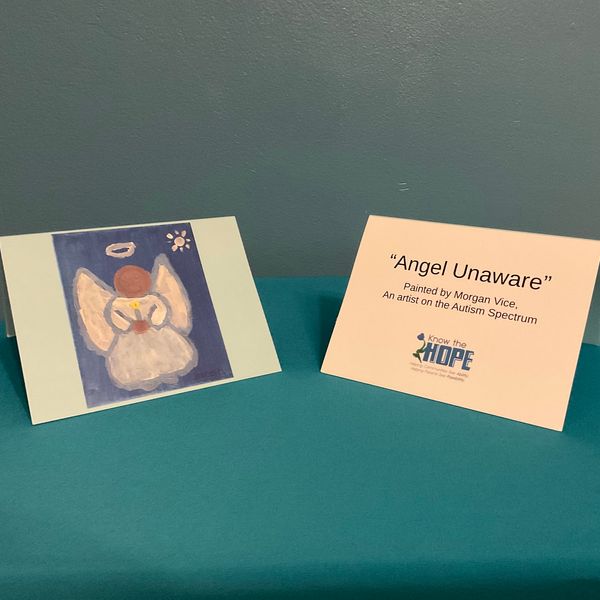 AVAILABLE IN US ONLY Angel Unaware notecards