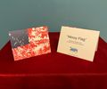 AVAILABLE IN US ONLY Messy Flag notecards