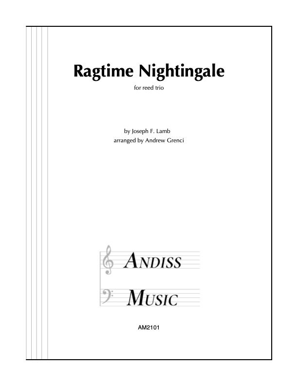 Ragtime Nightingale for Reed Trio