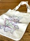 "How to Origami Crane" organic canvas bag