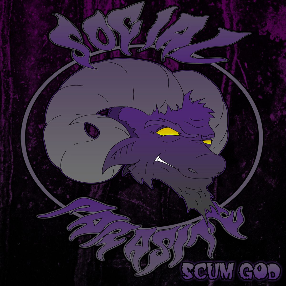 Scum God (Re-Issue) - Social Parasite - CD