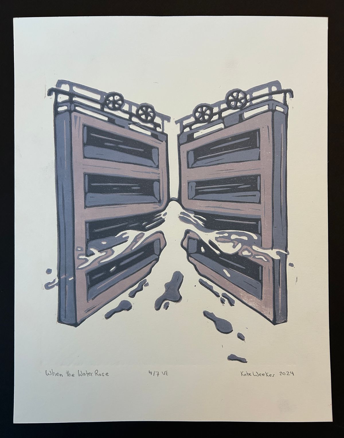 When the Water Rose Print