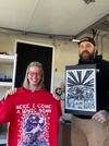 Cabin Fever hand printed silk screen POSTER