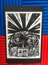 Cabin Fever hand printed silk screen POSTER