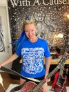 DOVES (IN FLIGHT) T-shirt Sky Blue