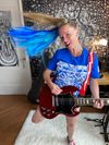 DOVES (IN FLIGHT) T-shirt Sky Blue