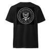 Unisex V-Neck Tee Jimmies Log on Back