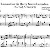 Lament for Sir Harry Niven Lumsden